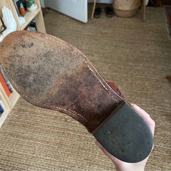 Frye western midcalf boots in oxblood red - Picture 10 of 14